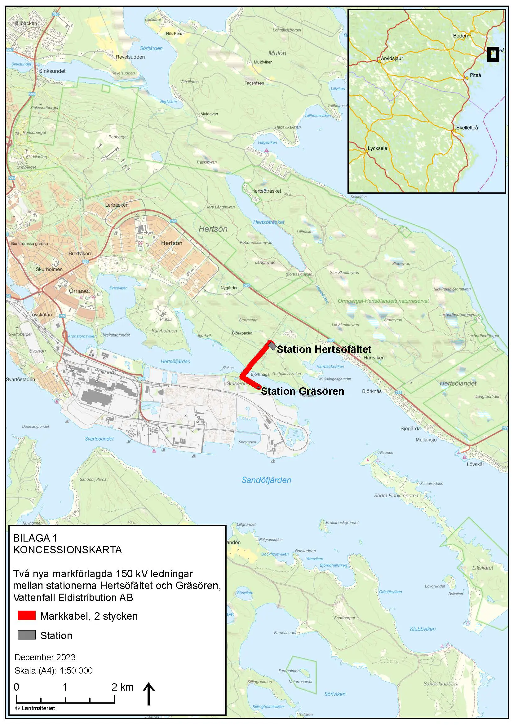 Koncessionskarta Hertsöfältet - Svartön