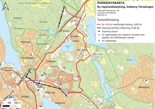 Kartbild - Edsberg - Törnskogen