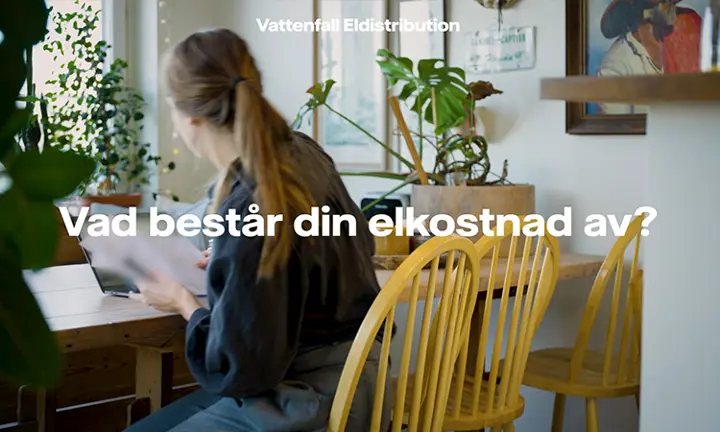 Elnatskostnad Vattenfall