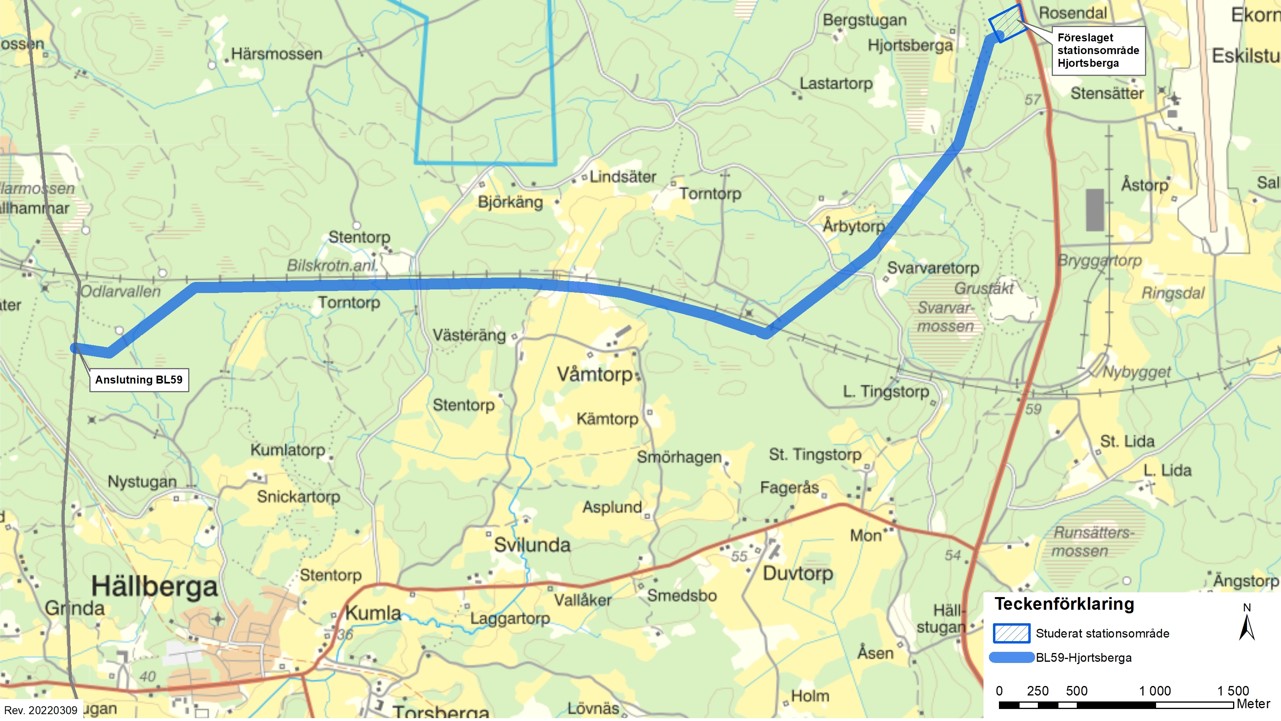 Karta BL59-Hjortsberga